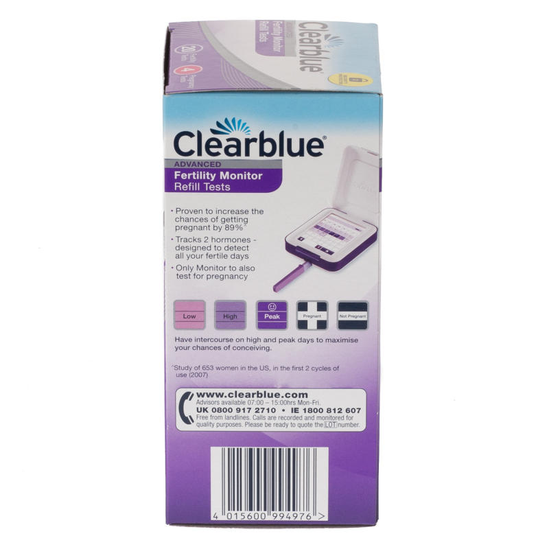 Clearblue Advanced Fertility Monitor Refill Tests Xtreme Pharmacy