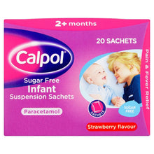 Load image into Gallery viewer, Calpol Infant Strawberry Suspension Sachets - Six Pack