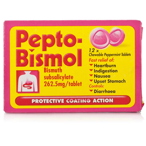 Pepto-bismol Chewable Tablets 12