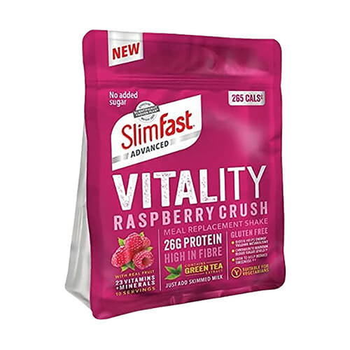 SlimFast Vitality Raspberry Powder Single Serve Sachet