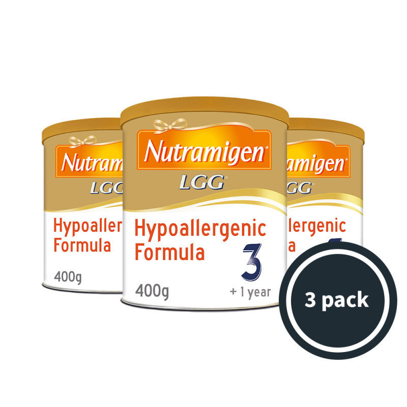 Nutramigen 3 With LGG Hypoallergenic Formula 1+ Years - 3 Pack