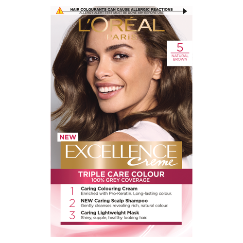 L'Oreal Paris Excellence Creme 5 Natural Brown Hair Dye