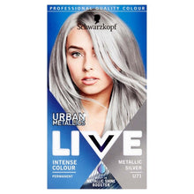 Load image into Gallery viewer, Schwarzkopf Live Urban Metallics U71 Metallic Silver Hair Dye