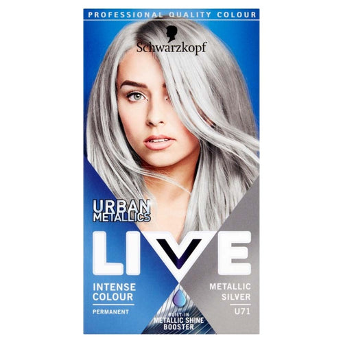 Schwarzkopf Live Urban Metallics U71 Metallic Silver Hair Dye