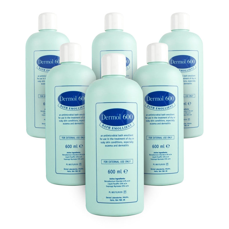 Dermol 600 Bath Emollient - 6 Pack