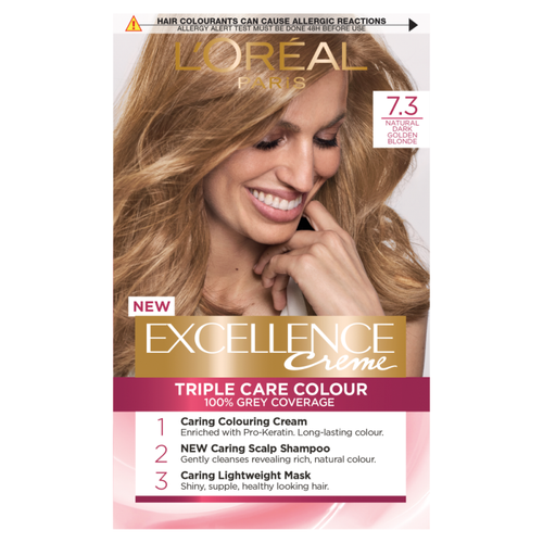 L'Oreal Paris Excellence Creme 7.3 Natural Dark Golden Blonde Hair Dye