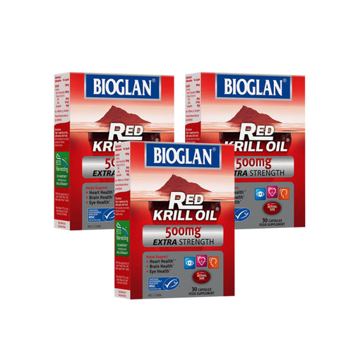 Bioglan Red Krill Oil 500mg Triple Pack