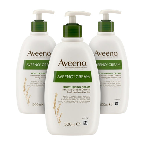 Aveeno Moisturising Cream With Natural Colloidal Oatmeal - 3 Pack