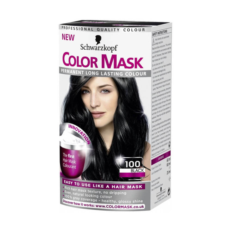 Schwarzkopf Colour Mask 100 Black Hair Dye