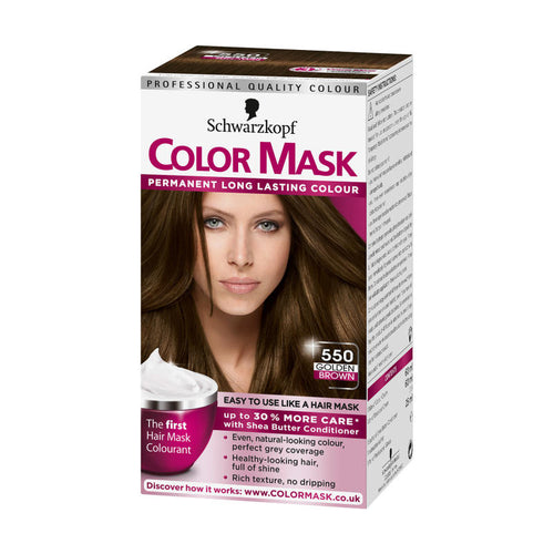 Schwarzkopf Colour Mask 550 Golden Brown Hair Dye