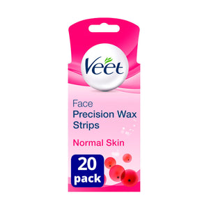 Veet Ready to Use Facial Wax Strips for Normal Skin