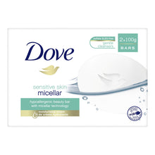 Load image into Gallery viewer, Dove Sensitive Micellar Bar Twin Pack