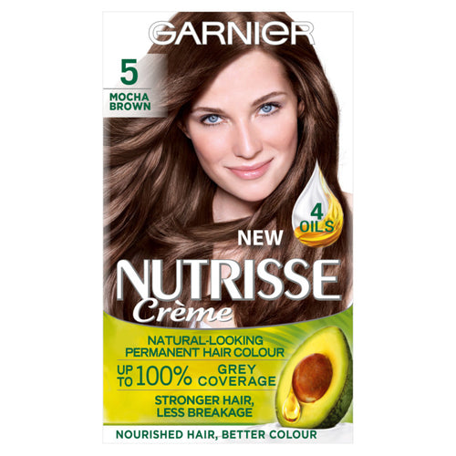 Garnier Nutrisse Creme 5 Mocha Brown Hair Dye
