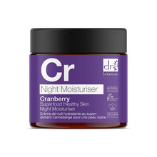 Load image into Gallery viewer, Dr Botanicals Apothecary Cranberry Superfood Healthy Skin Night Moisturiser