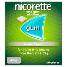 Load image into Gallery viewer, Nicorette Original Gum 4mg 210 Pieces