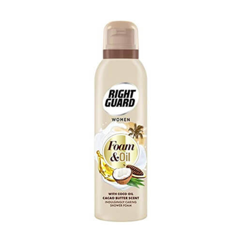 Right Guard Shower Foam & Oil with Coco Oil and Cacao Butter