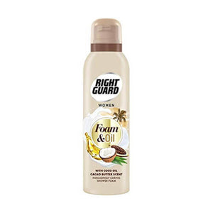 Right Guard Shower Foam & Oil with Coco Oil and Cacao Butter