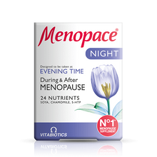 Load image into Gallery viewer, Vitabiotics Menopace Night 30 Tablets