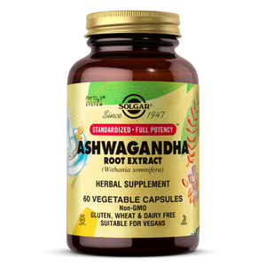 Solgar Ashwagandha Root Extract Vegetable Capsules - Pack of 60