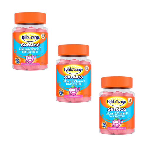 Haliborange Kids Vitamin D Calcium Softies - Triple Pack
