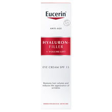 Load image into Gallery viewer, Eucerin Hyaluron-Filler + Volume Lift Anti-Age Eye Cream SPF15 + UVA Protection