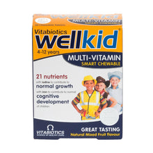 Load image into Gallery viewer, Vitabiotics Wellkid Chewable Tablets