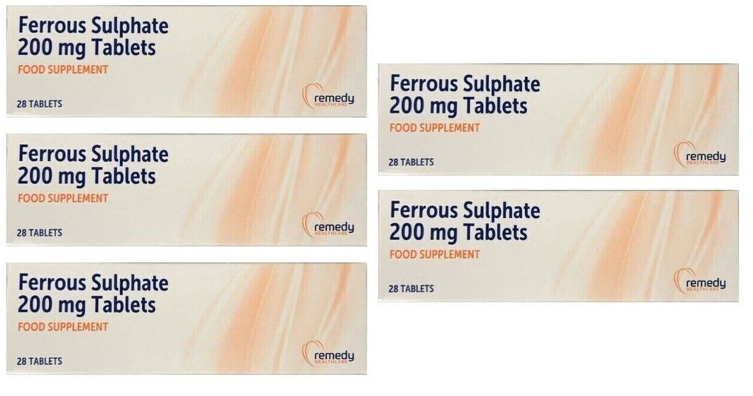 Ferrous Sulphate 200mg Tablets 28 x 5