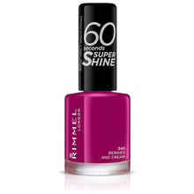 Load image into Gallery viewer, Rimmel 60 Seconds Super-Shine Nail Polish Berries and Cream 340