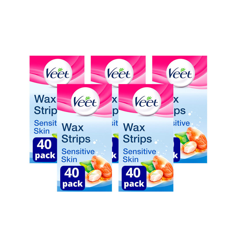 Veet Wax Strips Legs Sensitive Skin