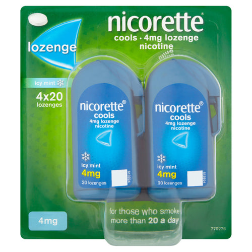 Nicorette Cools Lozenge 4mg 80 Pack