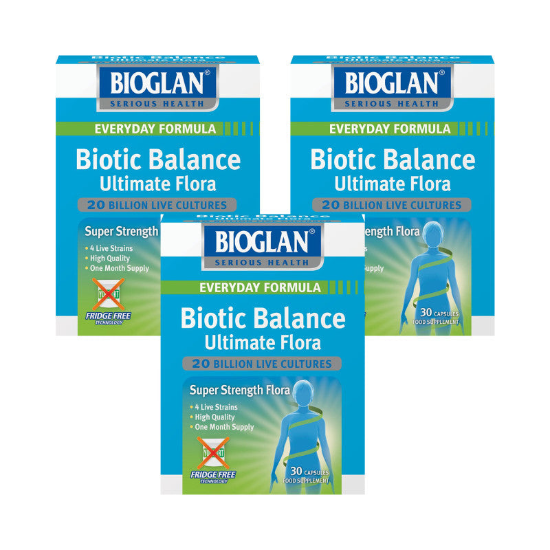 Bioglan Biotic Balance Ultimate Flora 30 Caps- Triple Pack