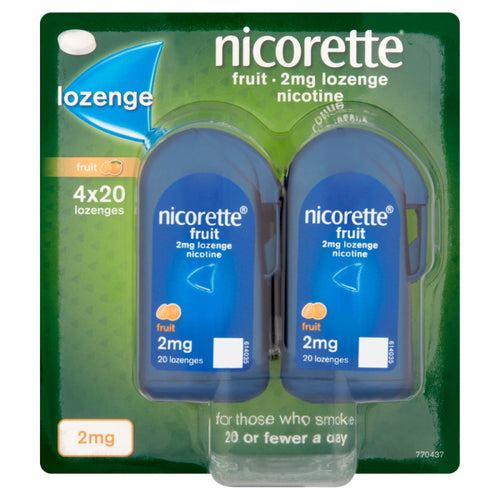 Nicorette Fruit Lozenges 2mg