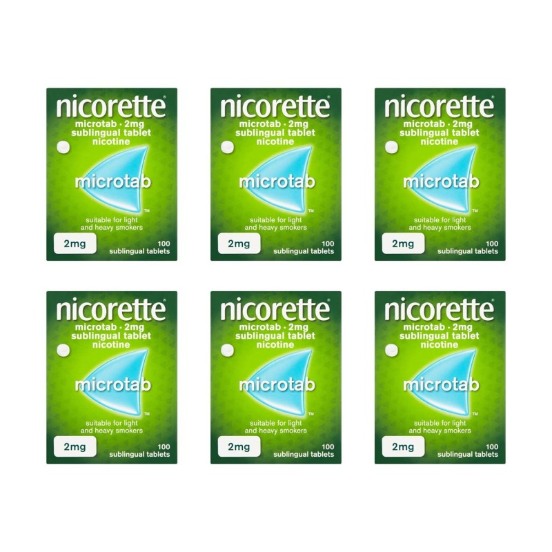 Nicorette Microtab 2mg 600 Dissolvable Tabs