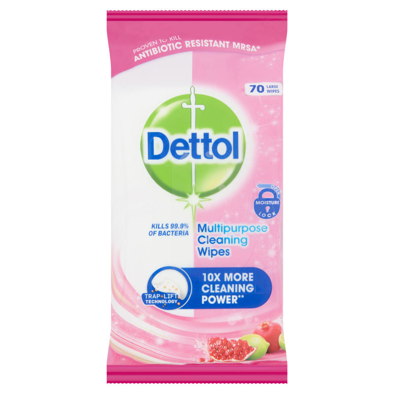 Dettol Multipurpose Cleaning Wipes Pomegranate