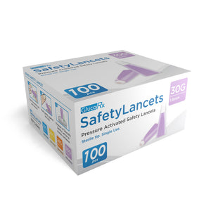 GlucoRx Safety Lancets 30g 1.6mm