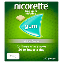 Load image into Gallery viewer, Nicorette Original Gum 2mg 210 Pieces