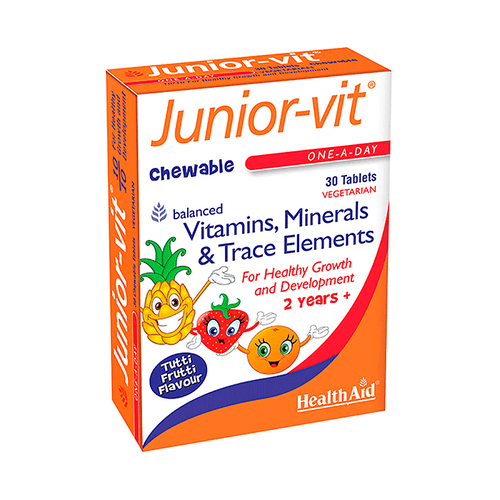 HEALTH AID JUNIOR VIT - 30 CHEWABLE TABLETS