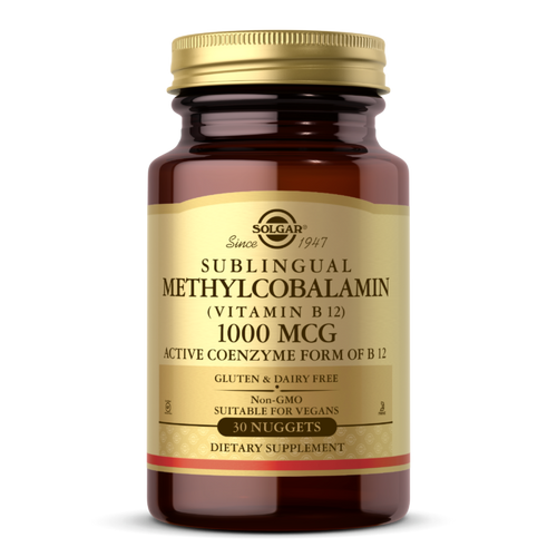 Solgar Methylcobalamine (Vitamin B12) 1000 µg Nuggets - Pack of 30