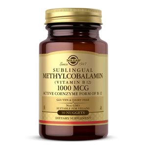 Solgar Methylcobalamine (Vitamin B12) 1000 µg Nuggets - Pack of 30