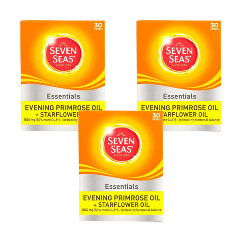 Seven Seas Evening Primrose Oil Plus Starflower Oil 1000mg Triple Pack