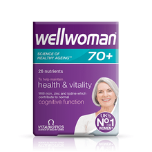 Load image into Gallery viewer, Vitabiotics Wellwoman Health And Vitality Tablets 70+