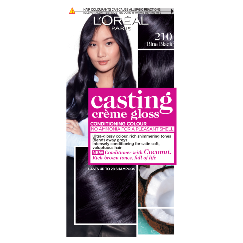 L'Oreal Paris Casting Creme Gloss 210 Blue Black Hair Dye