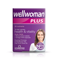 Load image into Gallery viewer, Vitabiotics Wellwoman Plus Omega 3-6-9