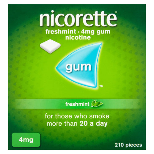 Nicorette Gum Freshmint 4mg 210 Pieces
