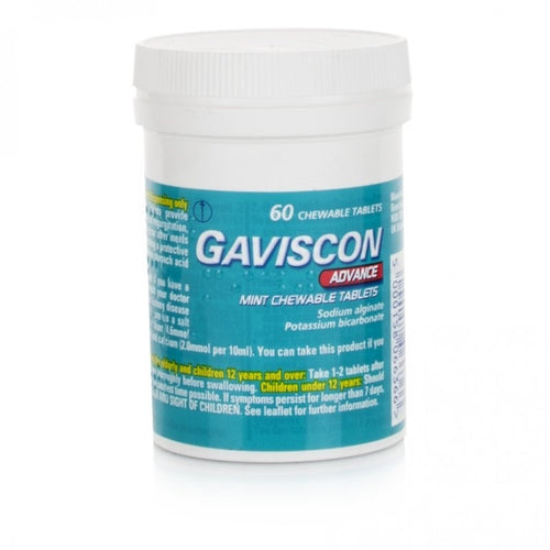 Gaviscon Advance Chewable Tablets Peppermint Flavour