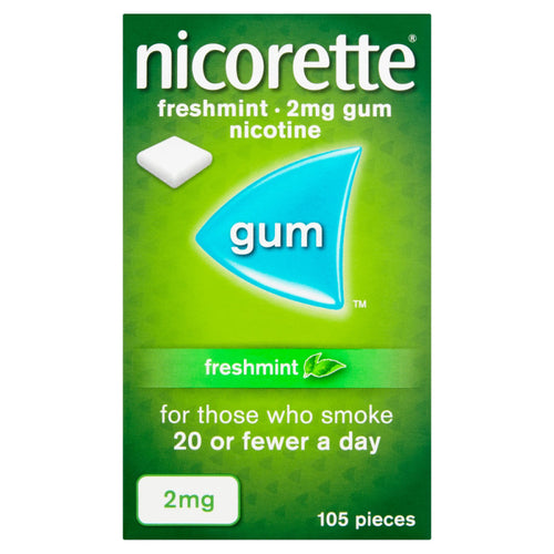 Nicorette Freshmint Gum 2mg 1050 Pieces