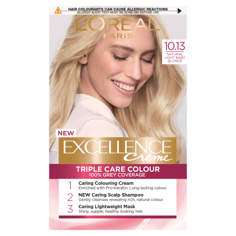 L'Oreal Paris Excellence Creme 10.13 Light Baby Blonde Dye