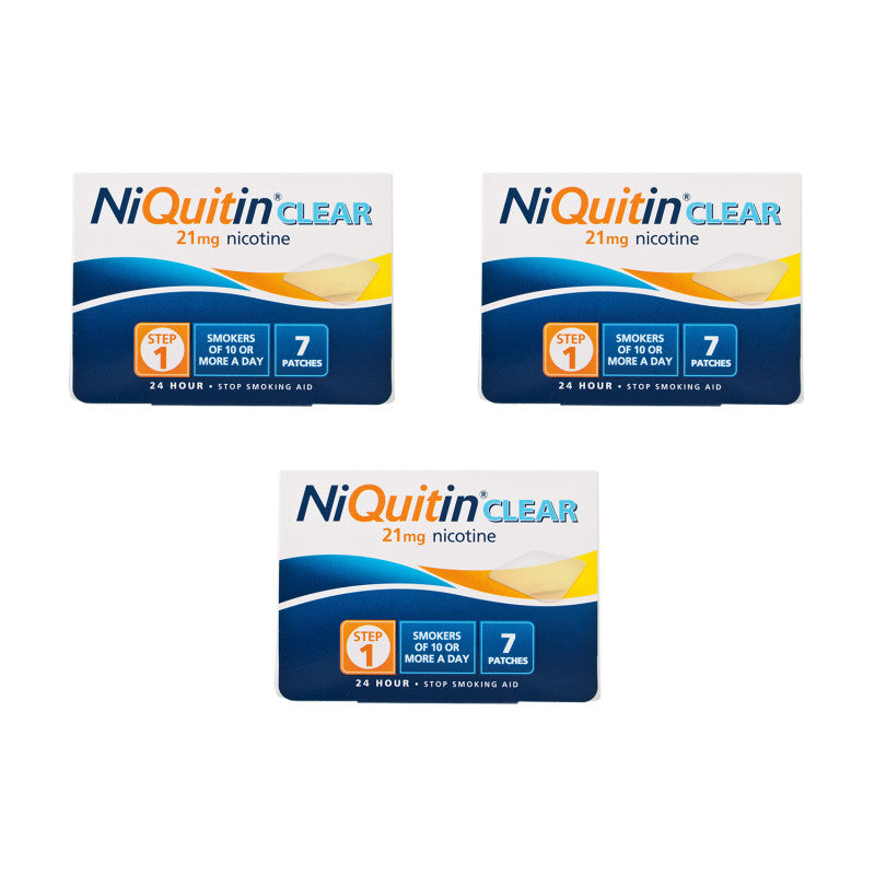 NiQuitin Clear 21mg Patches Step One