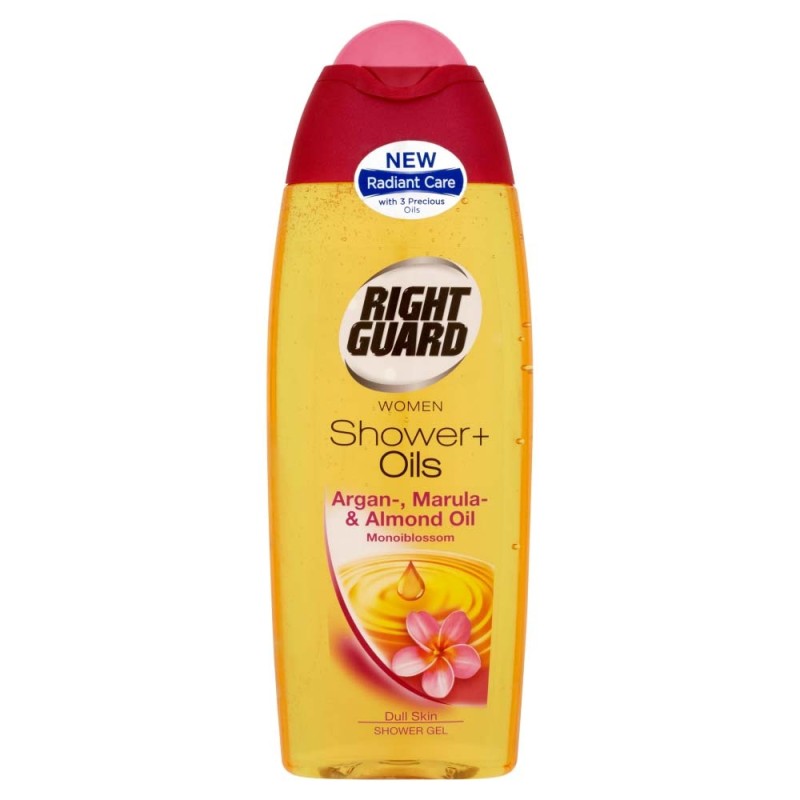 Right Guard Shower Plus + Oils Monoi Blossom Shower Gel