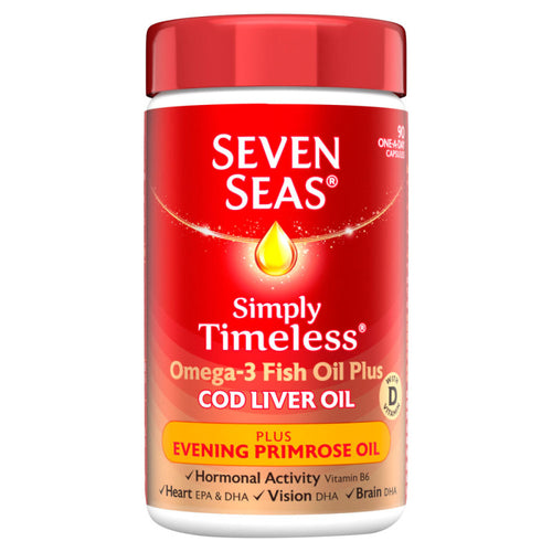 Seven Seas Cod Liver Oil Plus Evening Primrose Oil Capsules